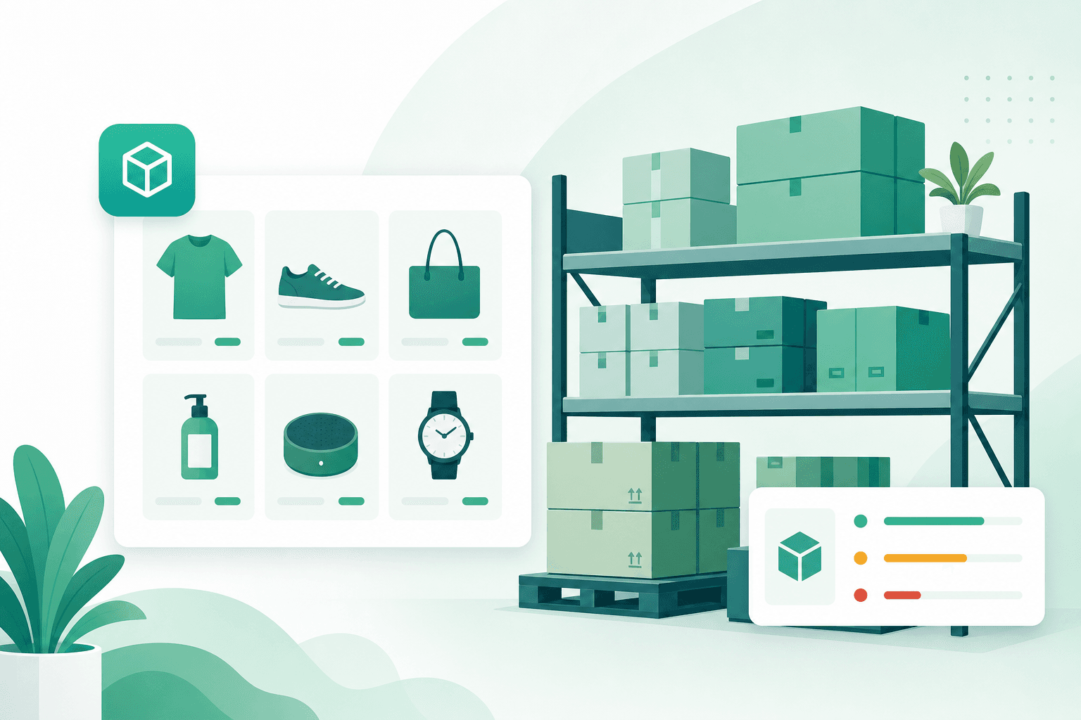 Inventory & Products — Track and manage stock in real time with full product control.