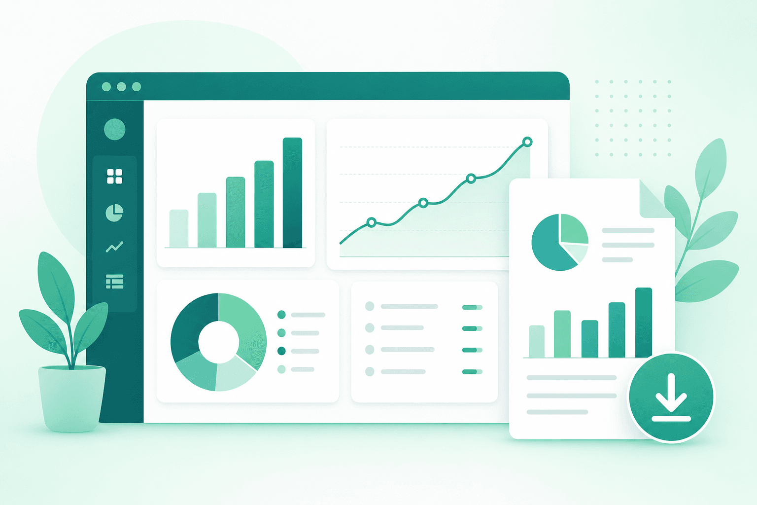 Reports & Analytics — Export detailed reports to make informed business decisions.